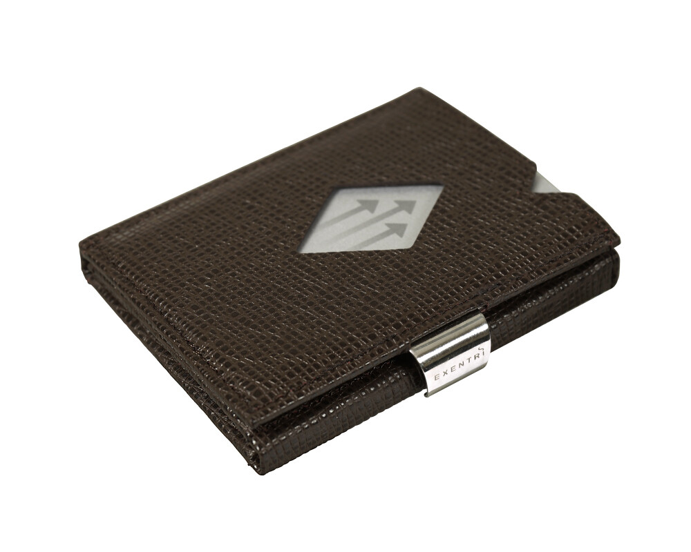 Cartera / Tarjetero Mosaic Brown EXD332. Protección RFID.