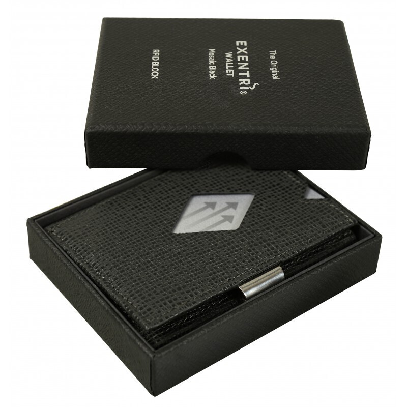 Cartera / Tarjetero Mosaic Black EXD331.
Protección RFID.