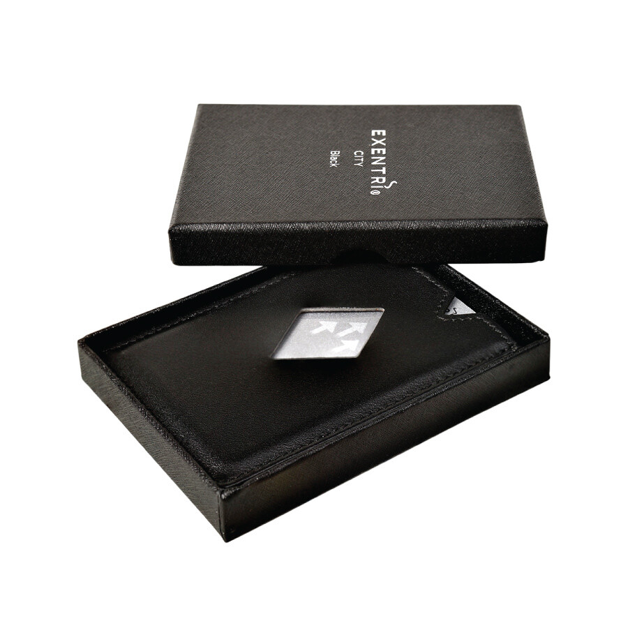 Cartera / Tarjetero Black City EXC711. Protección RFID.