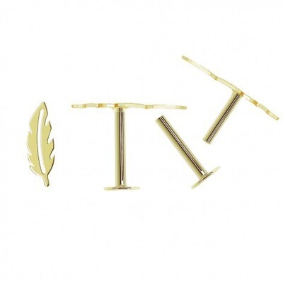 PENDIENTE INDIVIDUAL PIERCING PLUMA