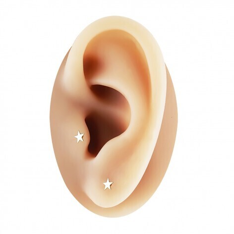 PENDIENTE INDIVIDUAL PIERCING ESTRELLA