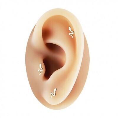 PENDIENTE INDIVIDUAL PIERCING SERPIENTE