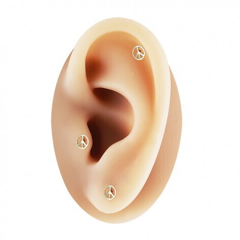 PENDIENTE INDIVIDUAL PIERCING PAZ