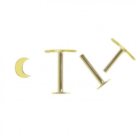 PENDIENTE INDIVIDUAL PIERCING LUNA