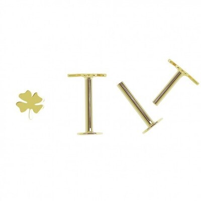 PENDIENTE INDIVIDUAL PIERCING TREBOL