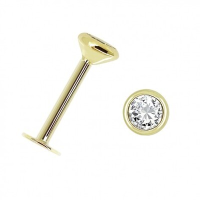 PENDIENTE INDIVIDUAL PIERCING CHATON CIRCONITA