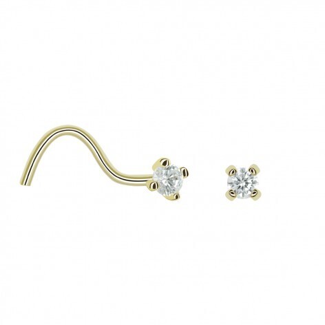 PENDIENTE PIERCING NARIZ 4 GARRITAS