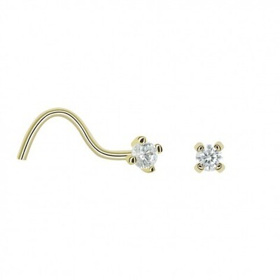 PENDIENTE PIERCING NARIZ 4 GARRITAS