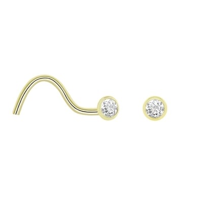 PENDIENTE INDIVIDUAL PIERCING NARIZ CHATON CIRCONITA