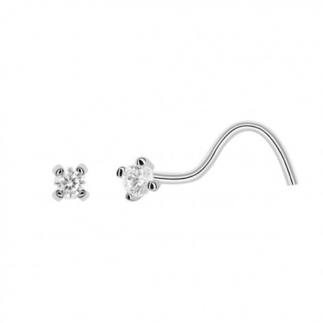 PENDIENTE PIERCING NARIZ 4 GARRITAS