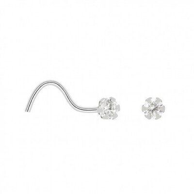 PENDIENTE INDIVIDUAL PIERCING NARIZ 6 GARRITAS CIRCONITA