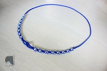 Collier d&#39;encolure brisé avec tressage (au choix)