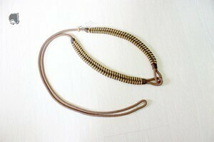 Collier d&#39;encolure brisé avec tressage Epi - 1m80