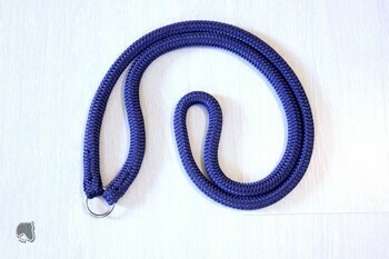 Cordéo avec anneau - BRUN