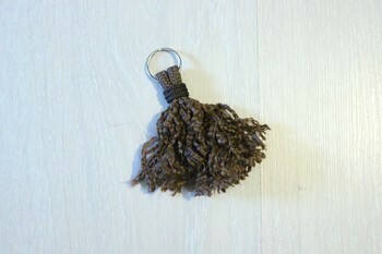 Porte-cléfs - Pompon  Brun