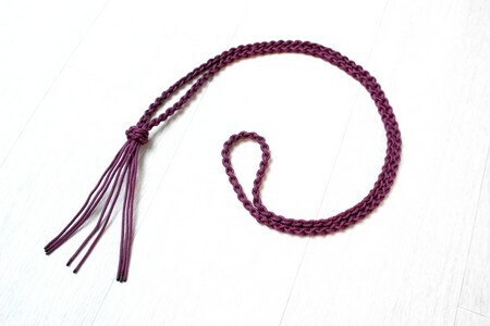 Collier d&#39;encolure tressé (4 brins) noué - 1m45