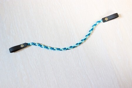 Frontal tressé (4 brins) - 42 m - Canard &amp; menthe