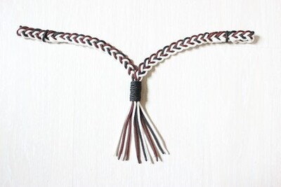 Frontal tressé (6 brins) avec franges - 36 cm SHET