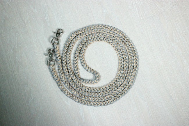 Rênes tressées plates (fines)