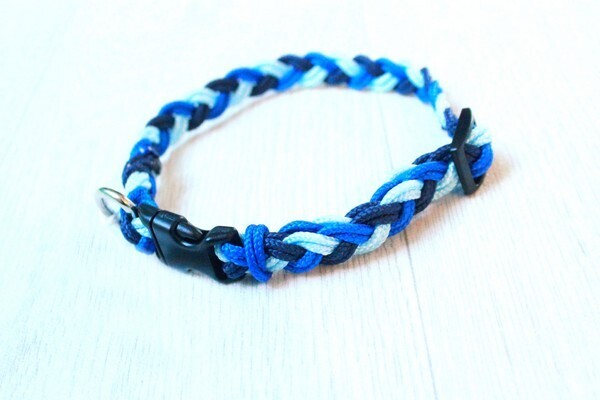 Collier tressé (6brins)