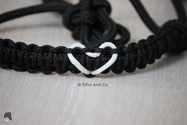 Licol étho tressage Coeur