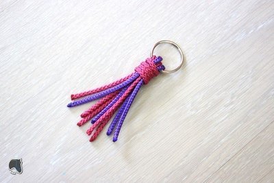 Porte clefs - Pompon franges