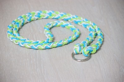 Collier d&#39;encolure tressé (8 brins)  rond