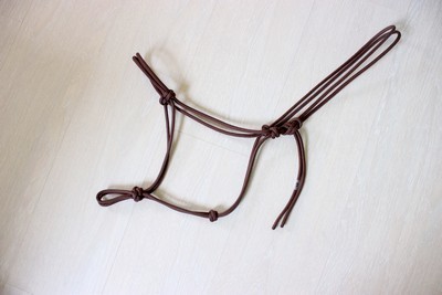 Licol étho Brun Foncé - Avec ou sans tressage - MINI