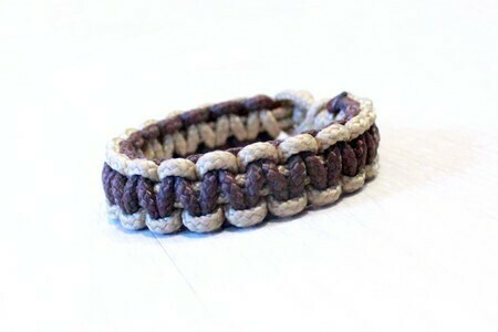 Bracelet avec tressage (au choix)