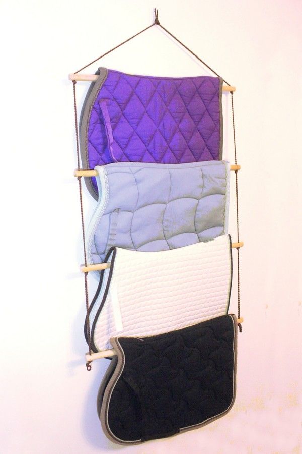 Echelle Porte-tapis et couvertures (75cm - tressé)