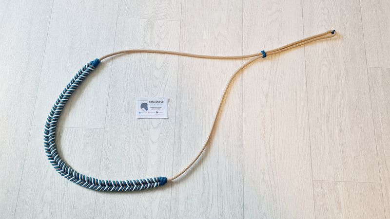 Collier d'encolure avec tressage Epi - ajustable 1m80 