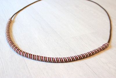 Collier d'encolure avec tressage Rond - 1M85 ajustable
