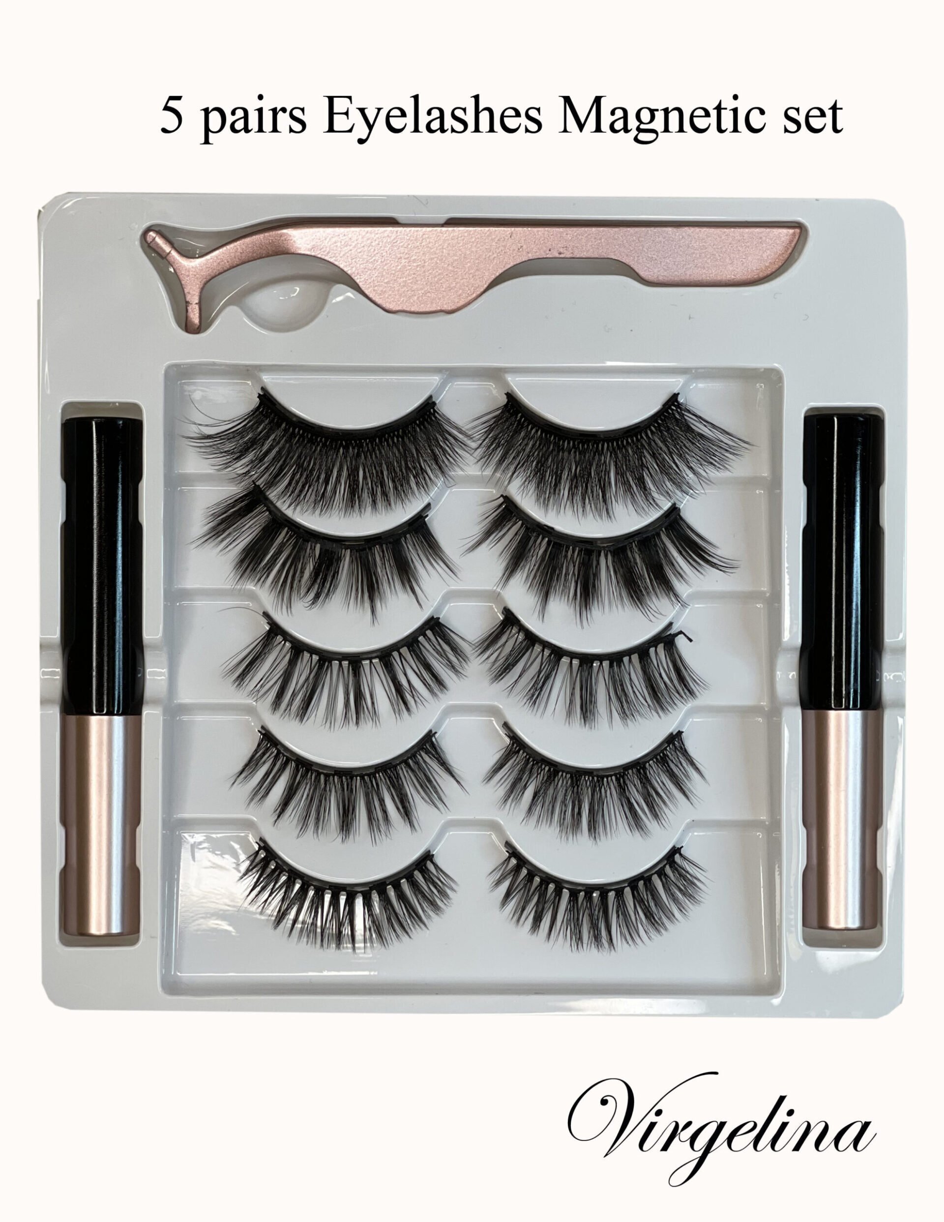 MAGNETIC EYELASHES (5 PAIRS)