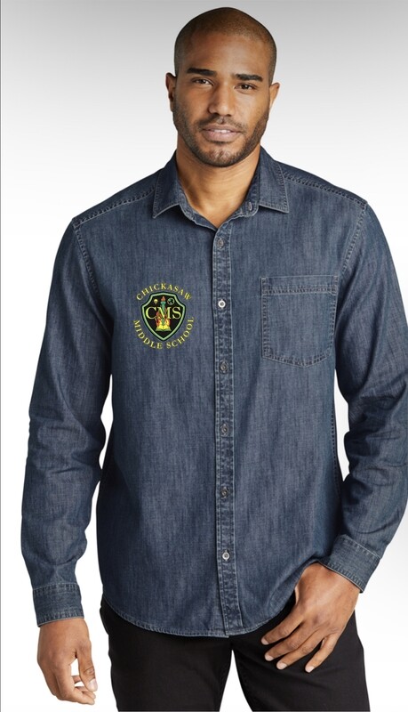 Chickasaw Men Denim Shirt