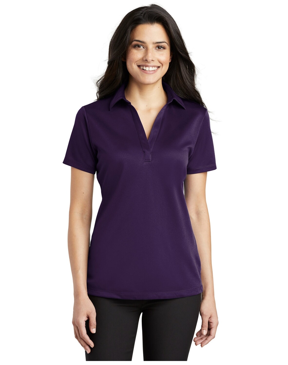 Memphis Shelby County School Port Authority® Ladies Silk Touch™ Performance Polo