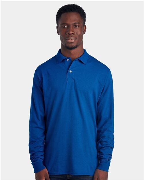 Men Long Sleeve Polo