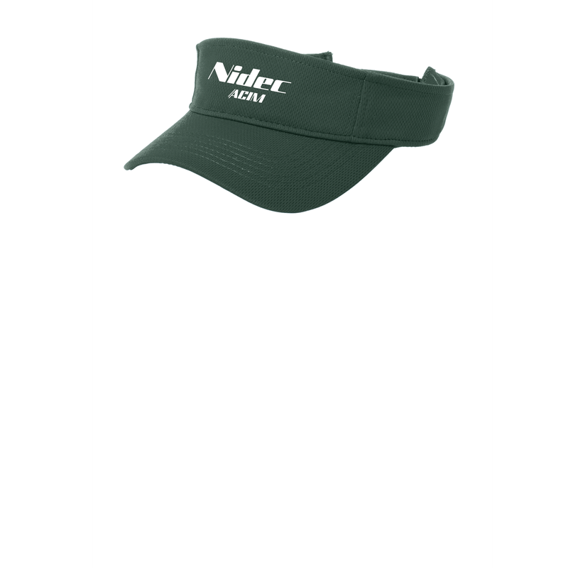 Nidec Sport-Tek PosiCharge RacerMesh Visor with Embroidered logo