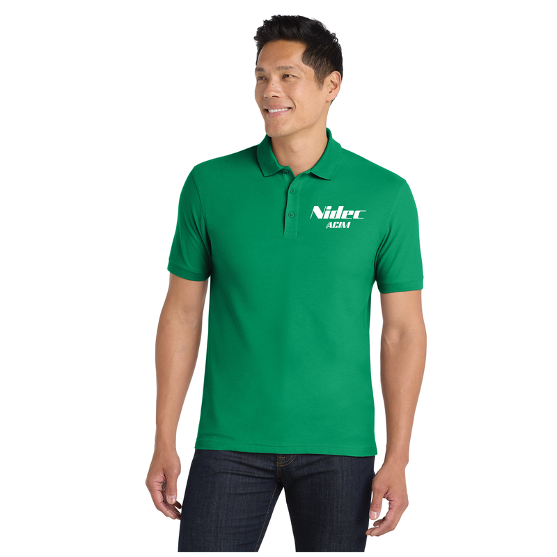 Nidec Men Port Authority® Core Classic Pique Polo with left chest Embroidery