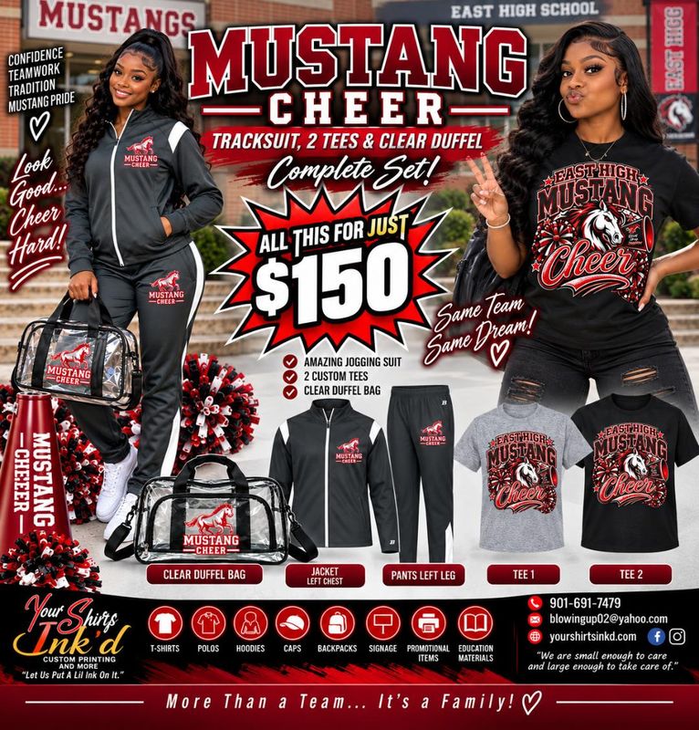 East Mustang Cheer Package