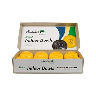 Henselite Indoor Bowls (8) - Yellow