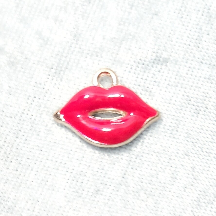 Red Lips Charm