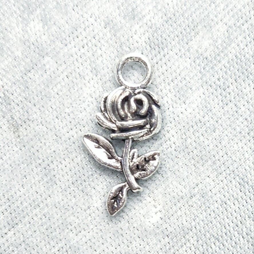 Rose, Antique Silver
