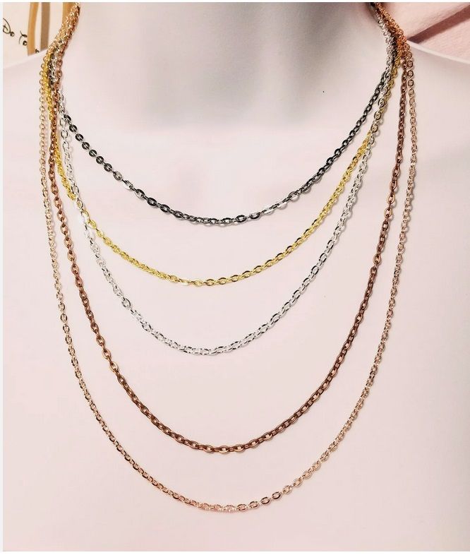 Necklace Chain, Cable Chain, Delicate Necklace