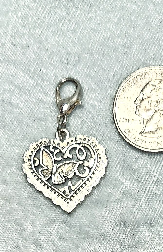 Scalloped Butterfly Heart