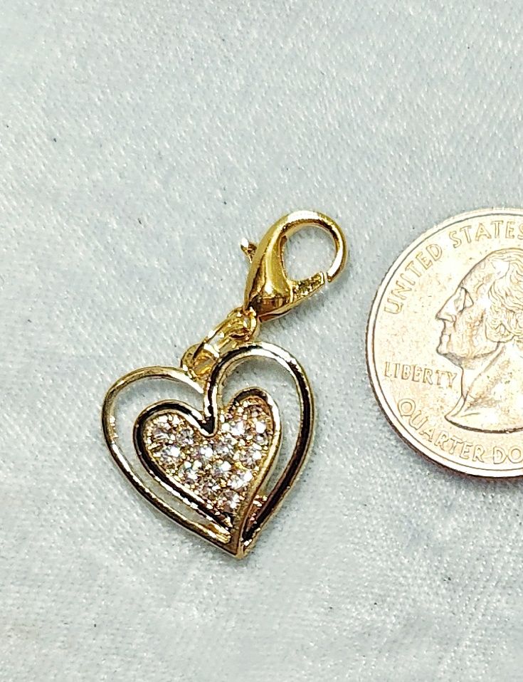 Heart with Rhinestones