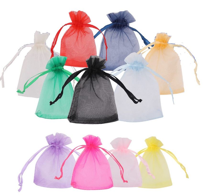 3-pk Med Organza Gift Bags 3" x 4"