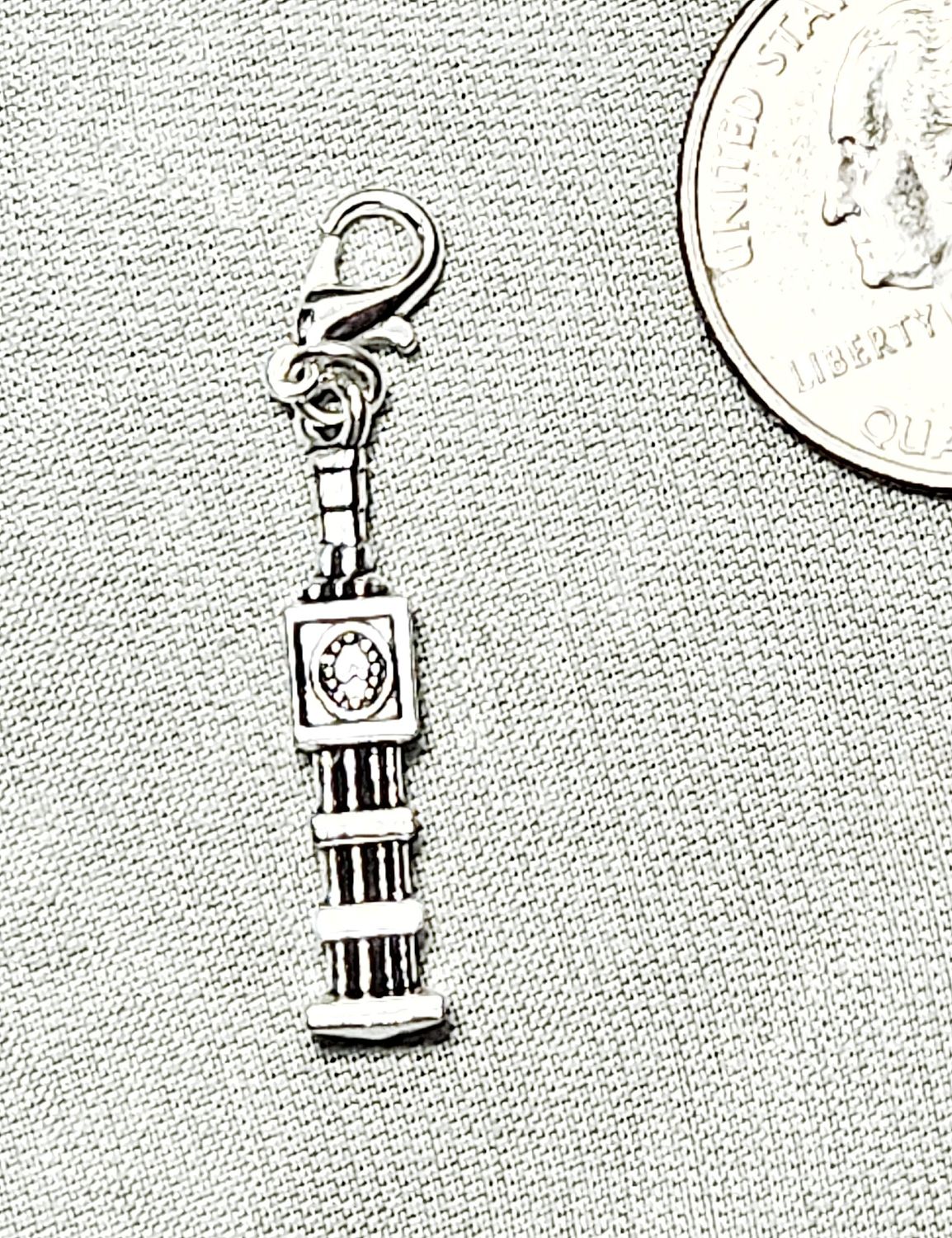 London Big Ben charm clip