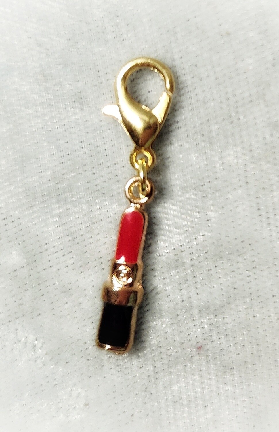 Lipstick, Small (Golden), Style: Clip