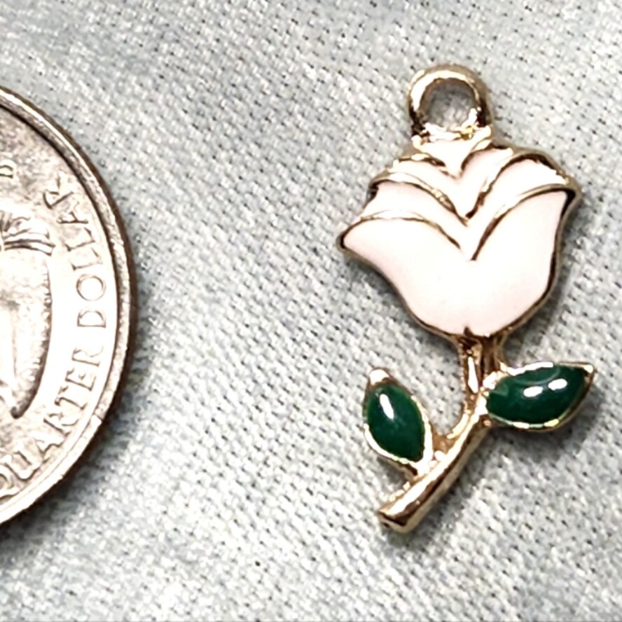 Rose Pink Enamel (Golden)