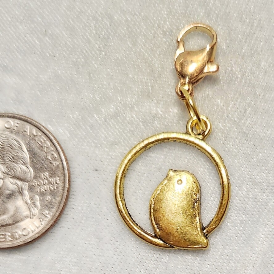 Bird Charm, Golden